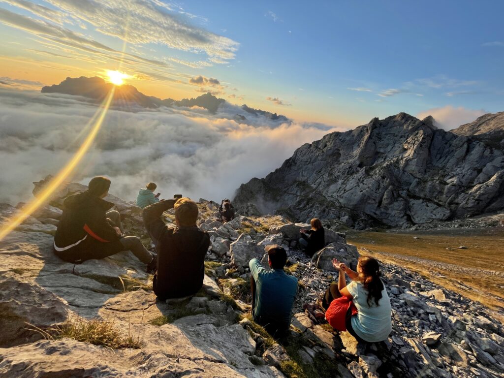 Vivacs de una noche en la Cordillera Cantábrica